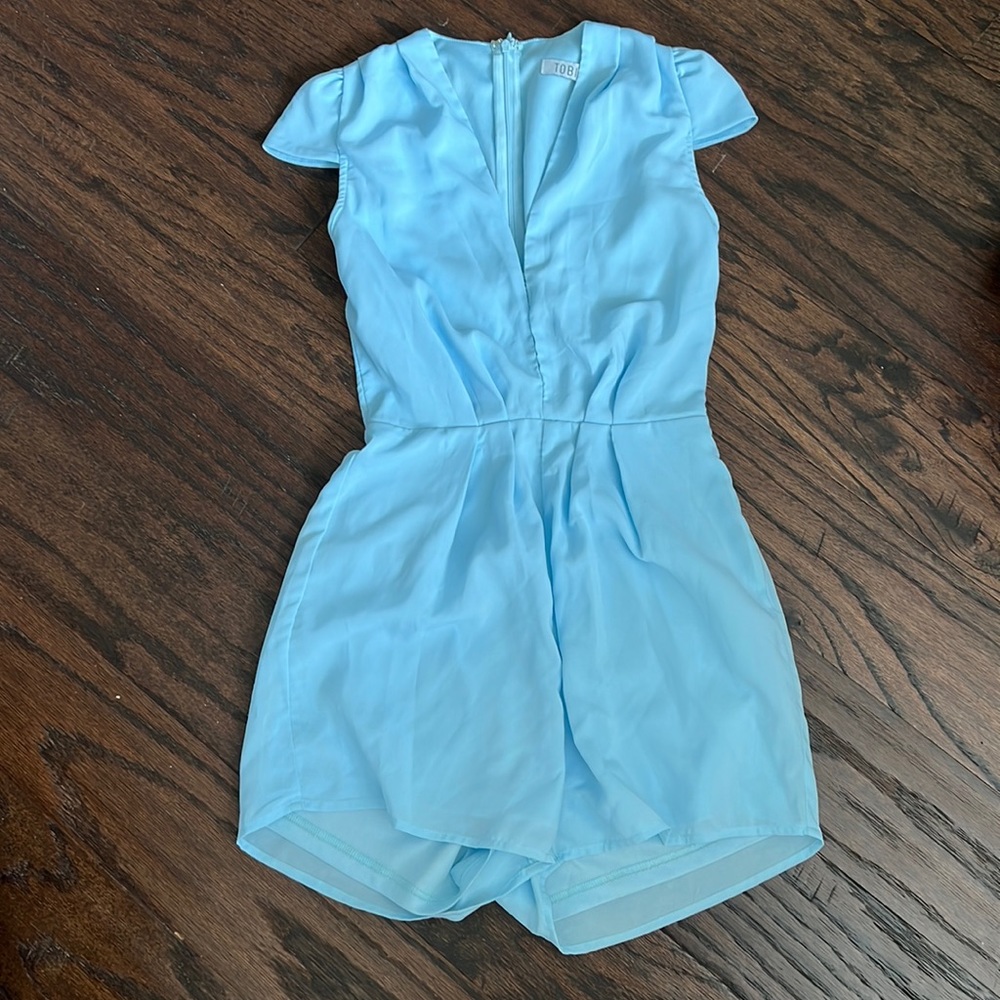 Tobi Baby Blue Romper